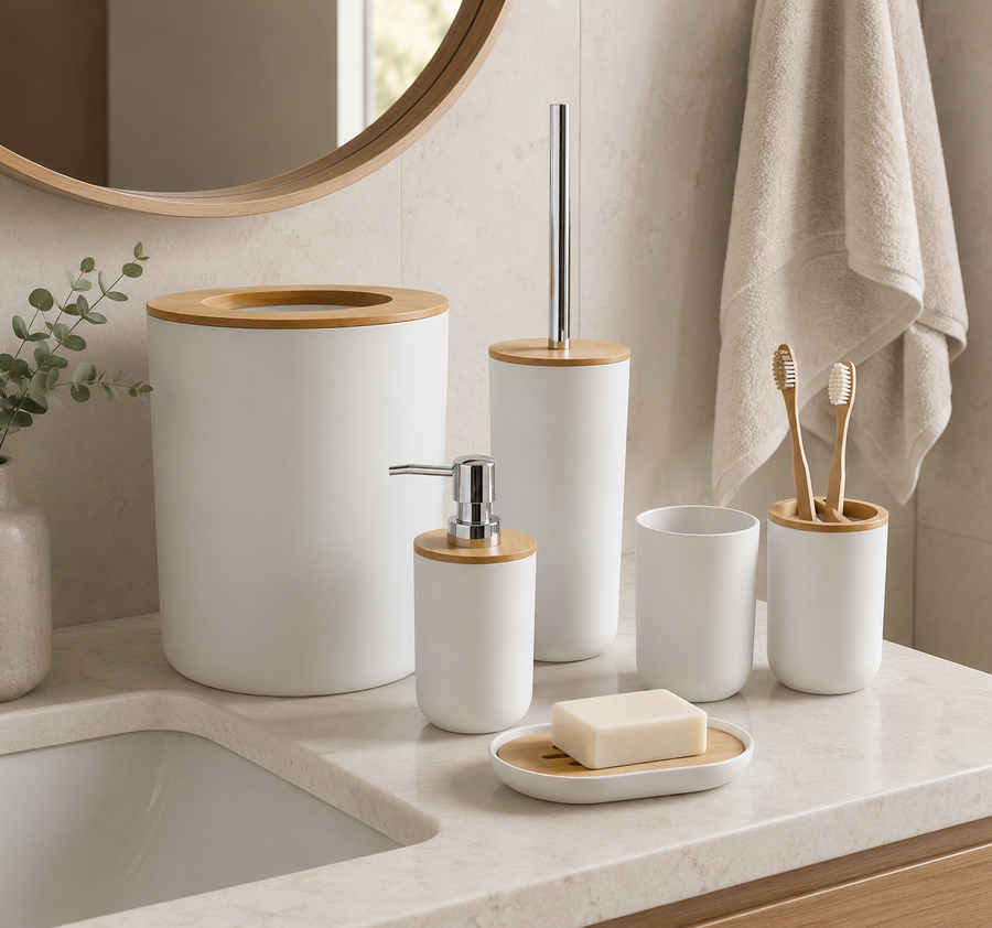 Set de accesorios de baño